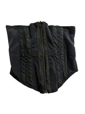 Trashy Lingerie Naked Vixen Waist Cincher in Black Powerknit